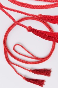 Cingulum with red tassels