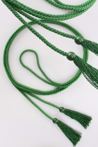 Cingulum with green tassels