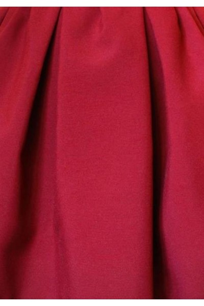 Fabric: Cherry red