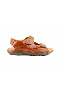 Comfy tan sandals with...