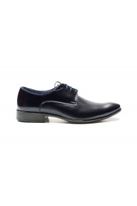 Dark blue formal shoes with...