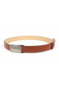 Reddish brown leather belt...