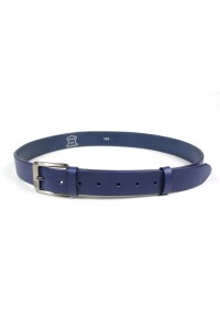 Navy leather strap with buckle