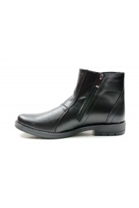 Black boots with zipper -...