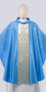 Marian Chasuble with Decoration - Chasubles - Liturgical-Clothing.com