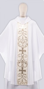 Ceremonial Chasuble with Ornaments - Chasubles - Liturgical-Clothing.com