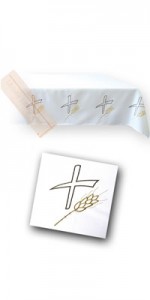 Altar cloth with embroidery - Altar cloths - Liturgical-Clothing.com