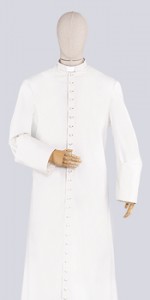 Cream-coloured Cassocks - Cassocks - Liturgical-Clothing.com