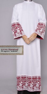 Albs for Prelates with 30cm Guipure Lace - Albs for Prelates - Robes for Prelates - Liturgical-Clothing.com