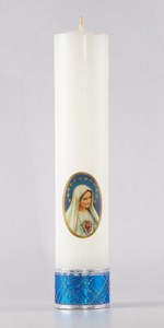 Marian altar candles - Candles - Liturgical-Clothing.com