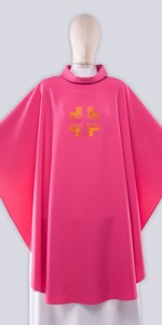 Pink Chasubles with Embroidery - Chasubles - Liturgical-Clothing.com