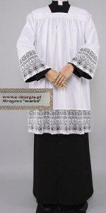 Surplices with Guipure Lace - Priests' Surplices - Liturgical-Clothing.com